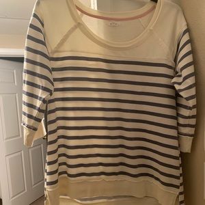 Maurice’s Scoop neck striped sweatshirt size XXL